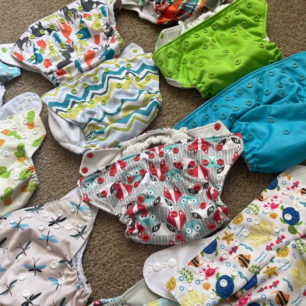 15 cloth diapers